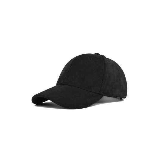 Solid Suede Retro Baseball Cap