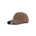 Solid Suede Retro Baseball Cap