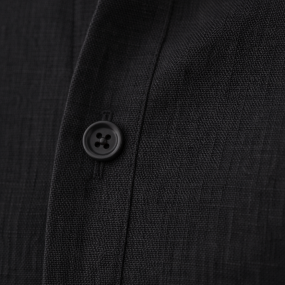 Baruet Linen Band Collar