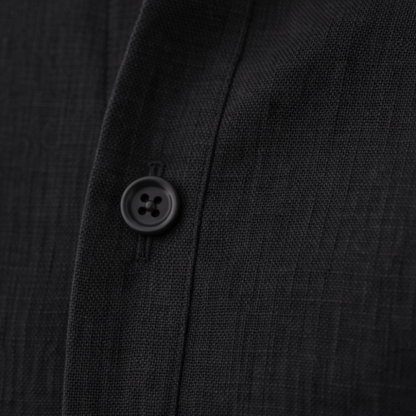 Baruet Linen Band Collar